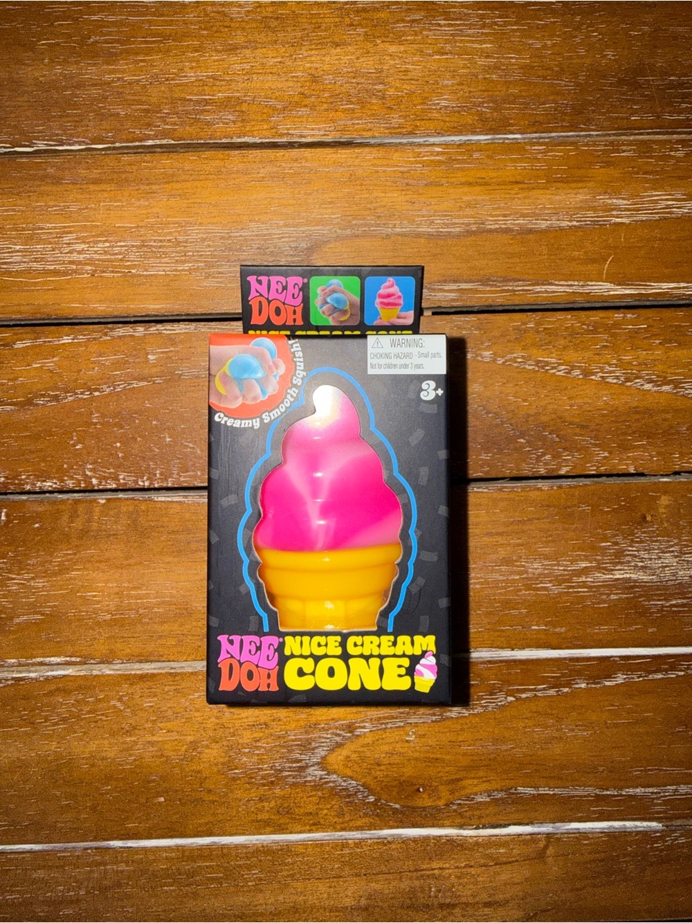 NeeDoh Nice Cream Cone Kids Toy - Pink